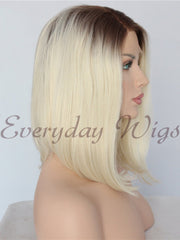 Ombre Blonde Synthetic Lace Front Wig-Everyday Wigs