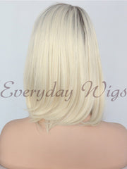 Ombre Blonde Synthetic Lace Front Wig-Everyday Wigs