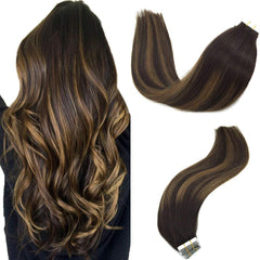 Ombre Brown Tape in Hair Extensions ( 2/6/2)-Everyday Wigs