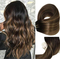 Ombre brown Clip in Hair Extensions-Everyday Wigs