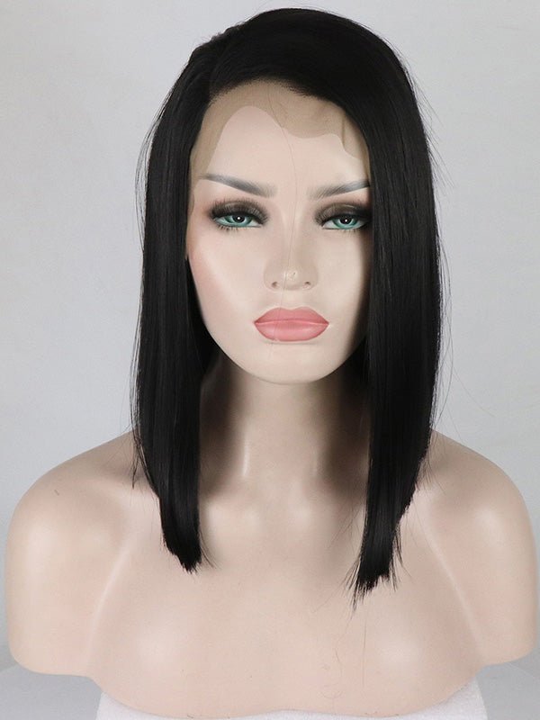 Black Bob Wig Straight Synthetic Wig - Everyday Wigs