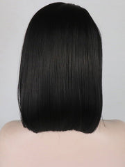 Black Bob Wig Straight Synthetic Wig - Everyday Wigs