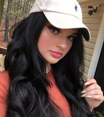 Black Wavy Synthetic Lace Front Wig-Everyday Wigs