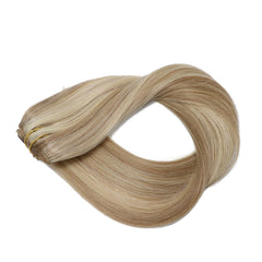 Blonde Highlights Clip in Hair Extensions (#18/#613)-Everyday Wigs