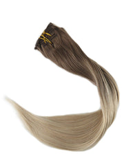 Ombre Balayage Clip in Hair Extensions (8/60)-Everyday Wigs