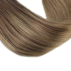 Ombre Blonde Clip in Hair Extensions #10/#14-Everyday Wigs