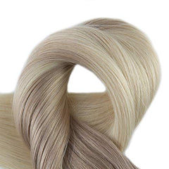 Ombre Blonde Clip in Hair Extensions #18#60-Everyday Wigs