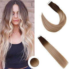 Ombre Blonde Tape in Hair Extensions ( T4/18/22)-Everyday Wigs
