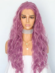 Peachblow Wavy Synthetic Lace Front Wig - Everyday Wigs